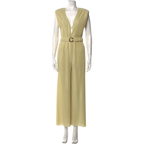 Sabina Musyev Saffron Jumpsuit Raffia - XS - Raffia - Picture 1 of 7